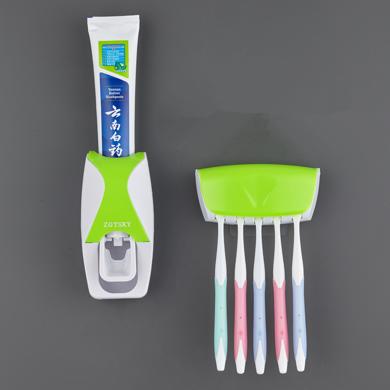 Dispenser de Pasta Dental con Porta Cepillos 2 En 1 freeshipping - Emará