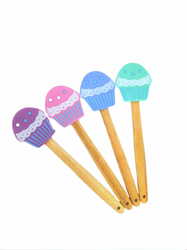 Espátula de Silicona para Reposteria forma de Cupcake Muffin. freeshipping - Emará