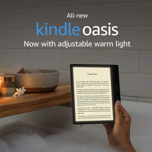 Amazon KINDLE OASIS  32 GB - Grafito - 9na Generación | Pantalla De 7'' 300ppp freeshipping - Emará