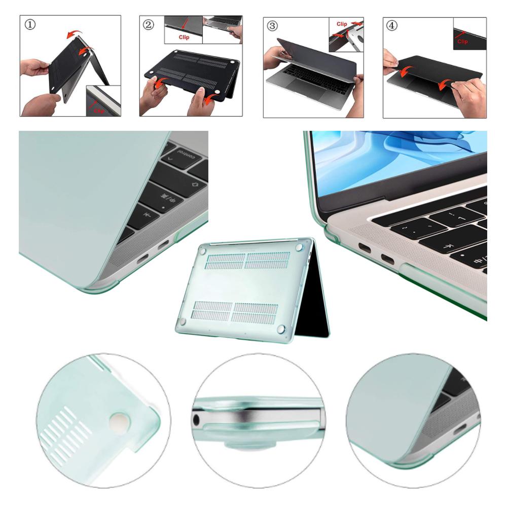 Funda rígida plástica Hard Case - Protector de adelante y atrás para Macbook AIR y M1 - 13.3 pulgadas freeshipping - Emará