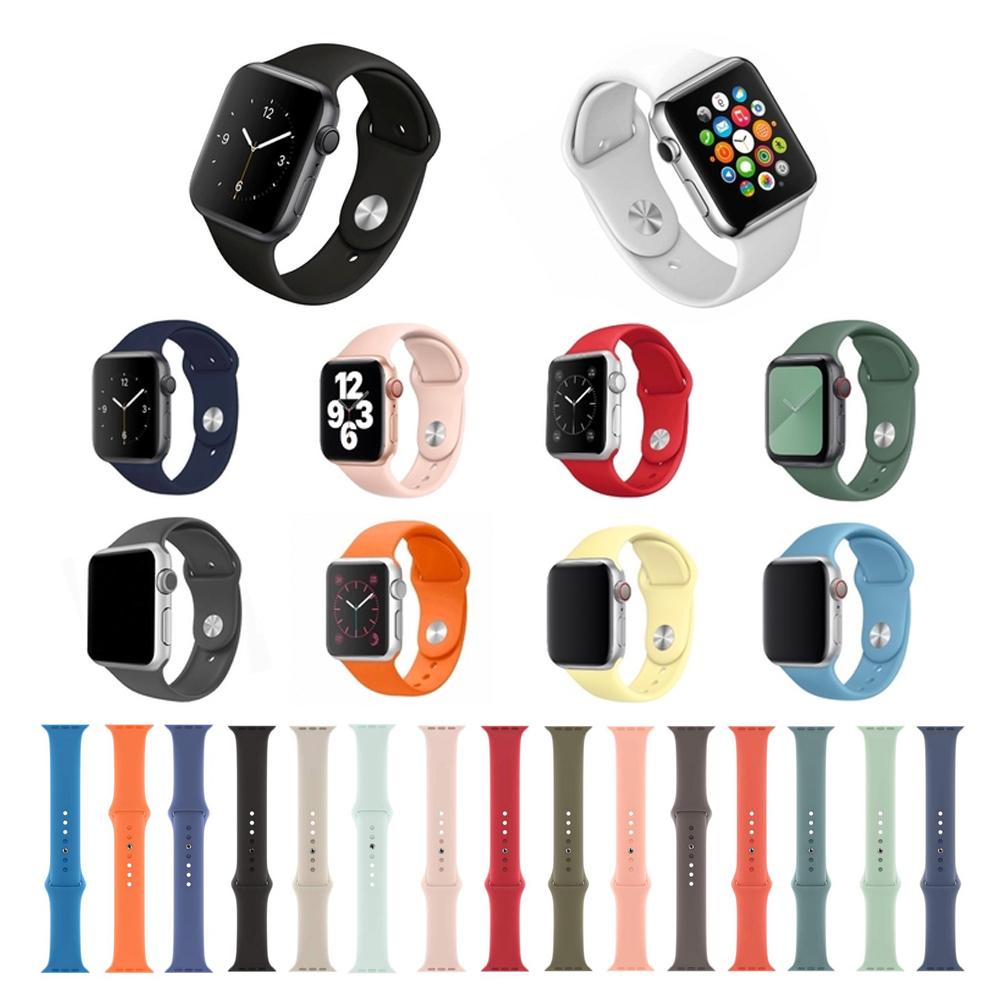 Malla - Pulsera para Apple Watch 38-40mm de SILICONA ELASTICA Con HEBILLA freeshipping - Emará