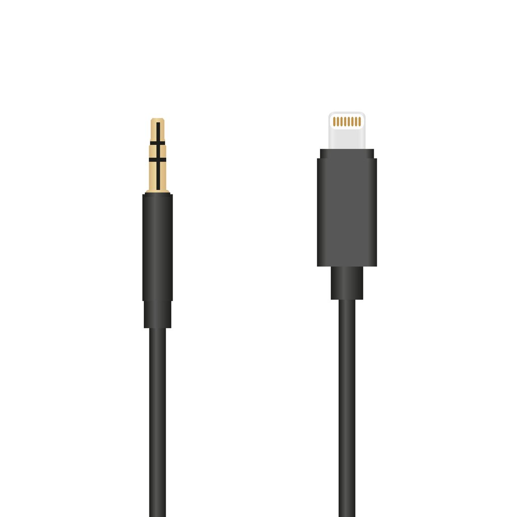 Cable iPhone Auxiliar (Audio) Lightning a Mini Plug 3.5mm freeshipping - Emará