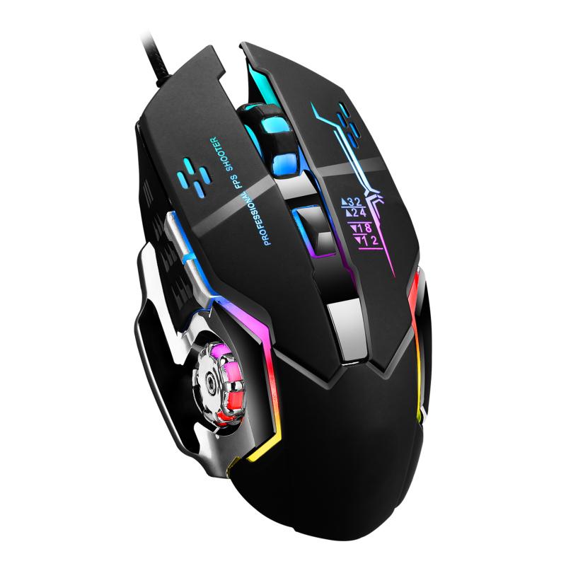 Mouse Gamer -3600 dpi - Retroilumniado + Metal - TACTICAL freeshipping - Emará