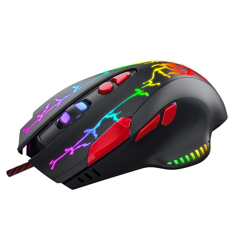 Mouse Gamer Retroilumniado 6400 dpi  8 Botones Programables  MADNESS freeshipping - Emará