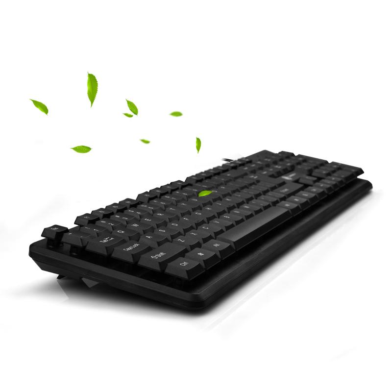 Teclado Negro Anti Derrames Home Office freeshipping - Emará