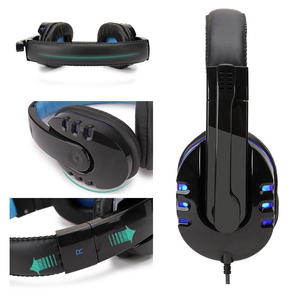 Auriculares Gamer con Micrófono Urban Warrior Retroilumniado +1Ficha mini jack freeshipping - Emará