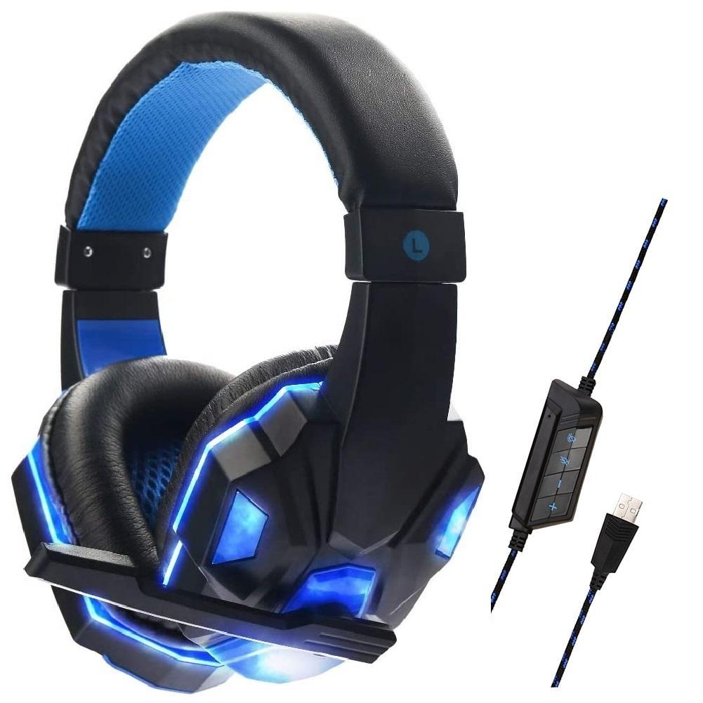 Auriculares Gamer SONIDO 7.1 con Micrófono Retroilumniado Led  Bull Goat freeshipping - Emará