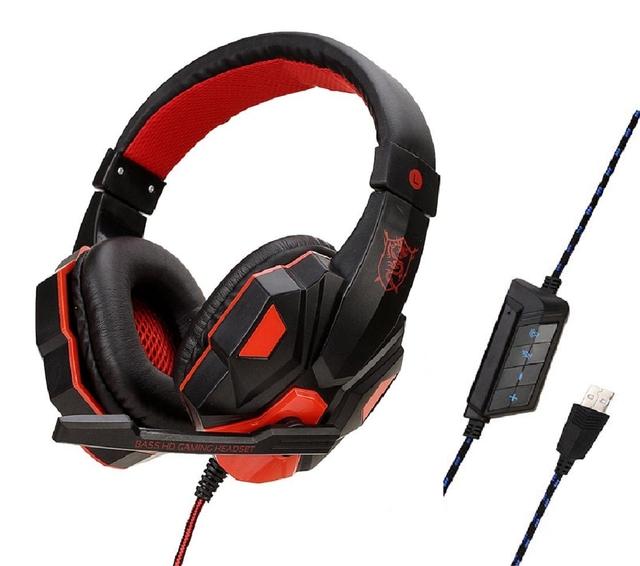 Auriculares Gamer SONIDO 7.1 con Micrófono Retroilumniado Led  Bull Goat freeshipping - Emará