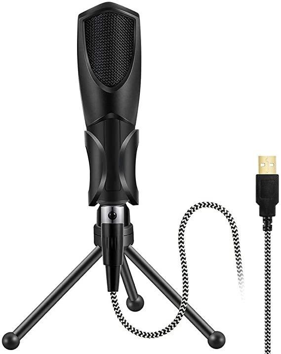 Microfono Condenser Omnidireccional con Tripode Cable Usb M2 freeshipping - Emará