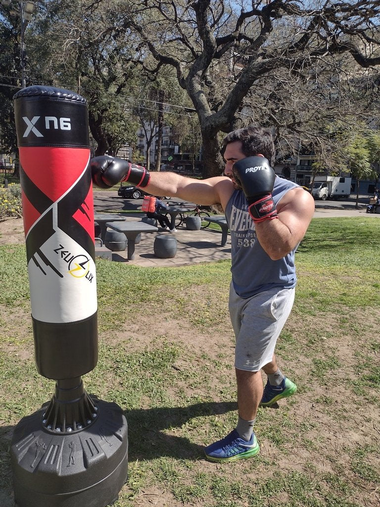 Bolsa de Boxeo de Pie Fitness Kickboxing Ejercicio Profesional Zeuslix XN6 freeshipping - Emará