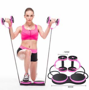 BANDA MULTI FUNCION ABDOMINALES Ab Roller tipo REVOFLEX EXTREME ROSADO freeshipping - Emará