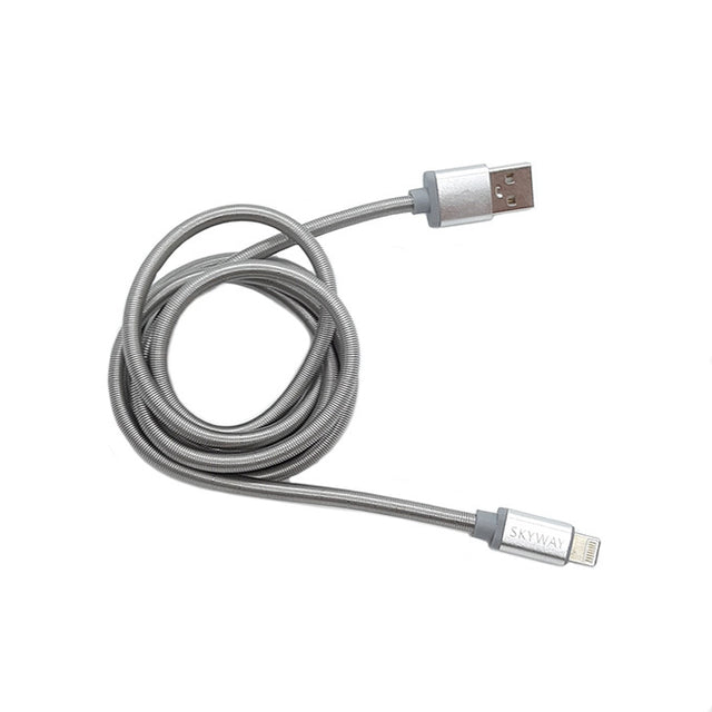 Cable De Celular iPhone Mallado Metalico - 2.1 Amper