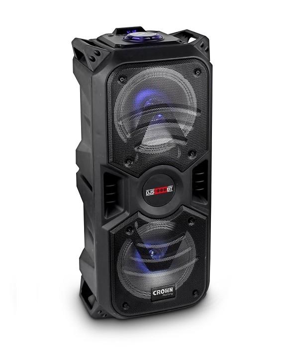 Gabinete acústico Sistema compacto de dos vías autoamplificado doble woofer 6.5 pulgadas Potencia PMPO 3000W freeshipping - Emará