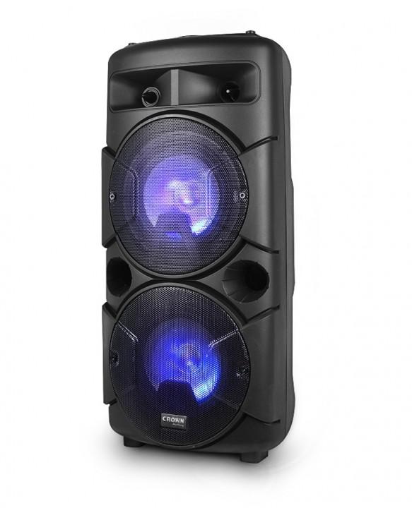 GABINETE ACÚSTICO ATOMIC 6.5 de DOS VIAS AutoamplificadoDOBLE WOOFER 6.5 Pulgadas Potencia PMPO 12.000W freeshipping - Emará