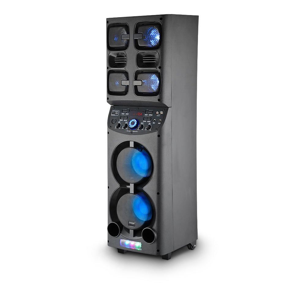 GABINETE ACUSTICO SBL-6500BT BAFLE POTENCIADO DE 4 VIAS AUTOAMPLIFICADO 6.5 PULGADAS POTENCIA PMPO 8500W freeshipping - Emará