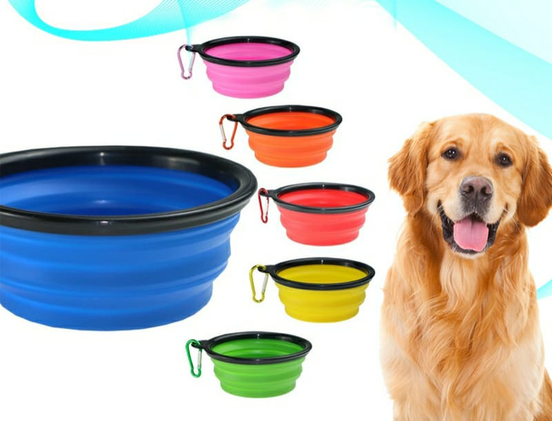 Plato Plegable De Silicona para Mascotas freeshipping - Emará