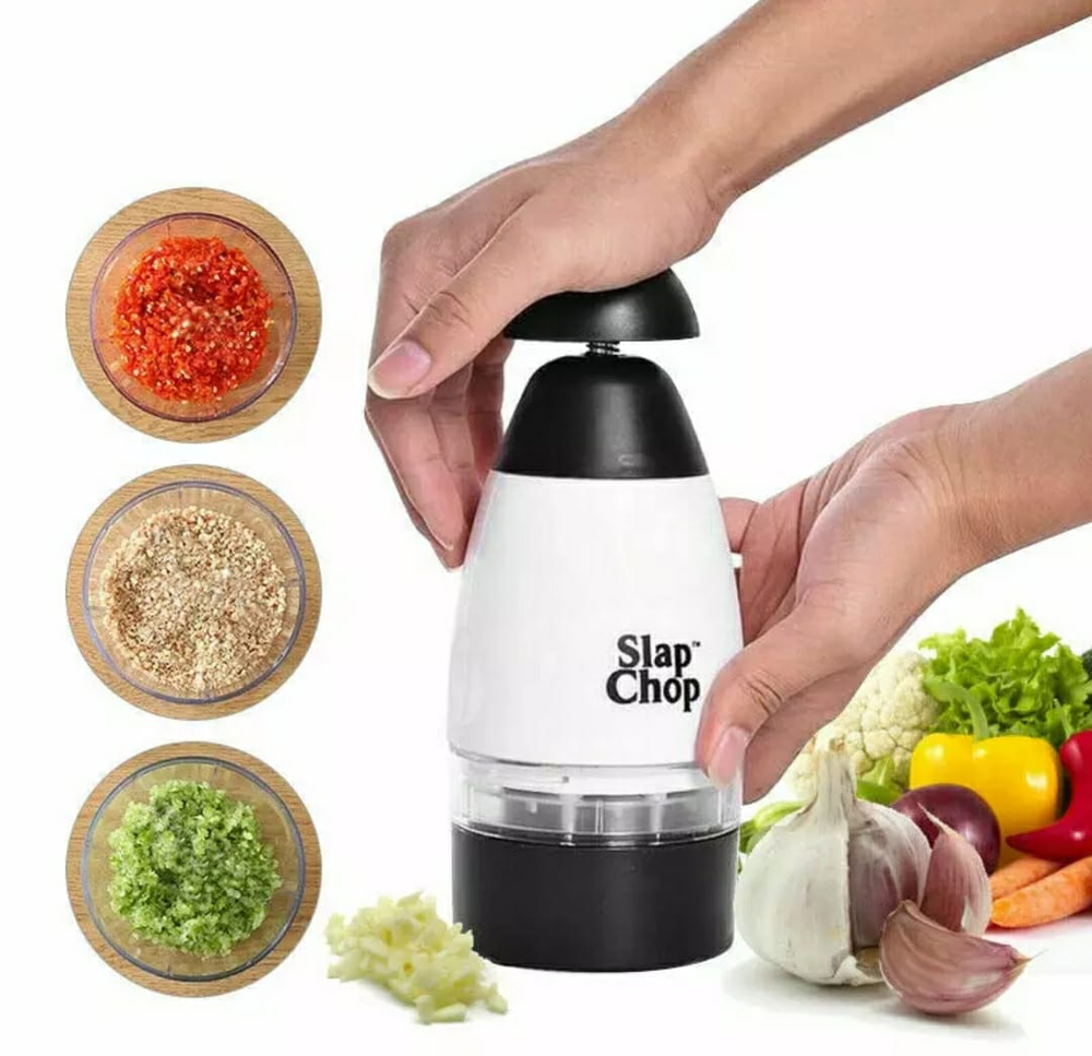 Picador cortador de verduras Slap Chop con cuchillas De Acero freeshipping - Emará