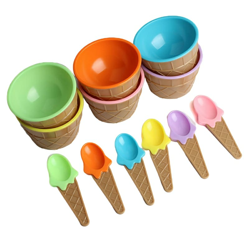 Compoteras Cucurucho De Helado 4 UNIDADES freeshipping - Emará