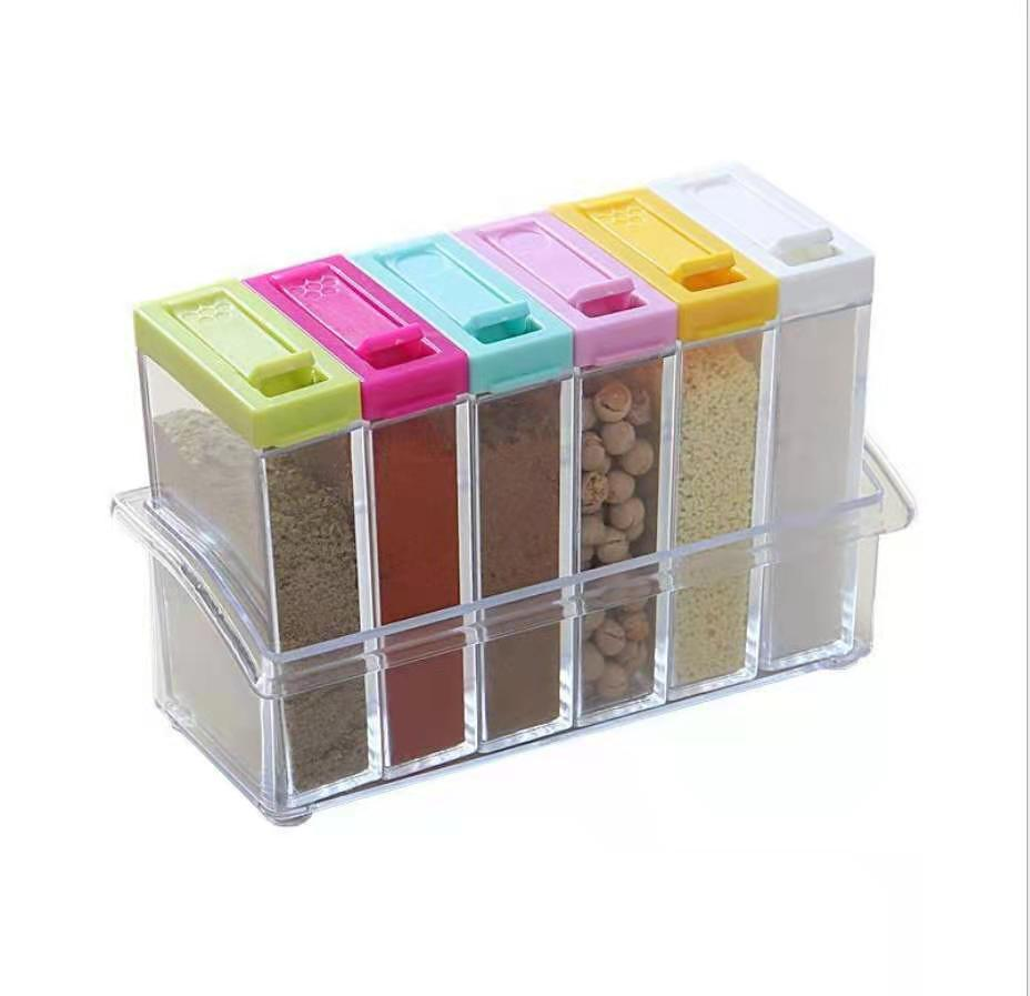 Especieros con Organizador de Acrílico 6 colores freeshipping - Emará