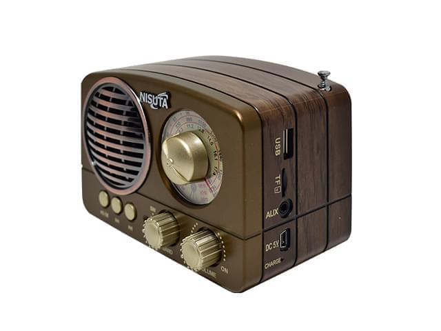 Radio Portátil Vintage Bluetooth AM/FM/SW freeshipping - Emará