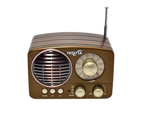 Radio Portátil Vintage Bluetooth AM/FM/SW freeshipping - Emará