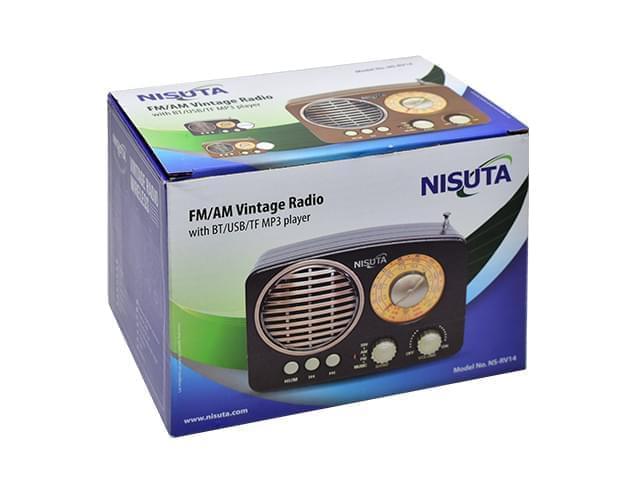 Radio Portátil Vintage Bluetooth AM/FM/SW freeshipping - Emará